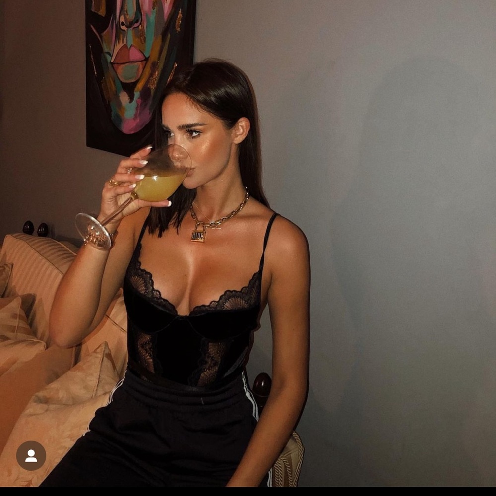 Boohoo: Black Lace Bodysuit